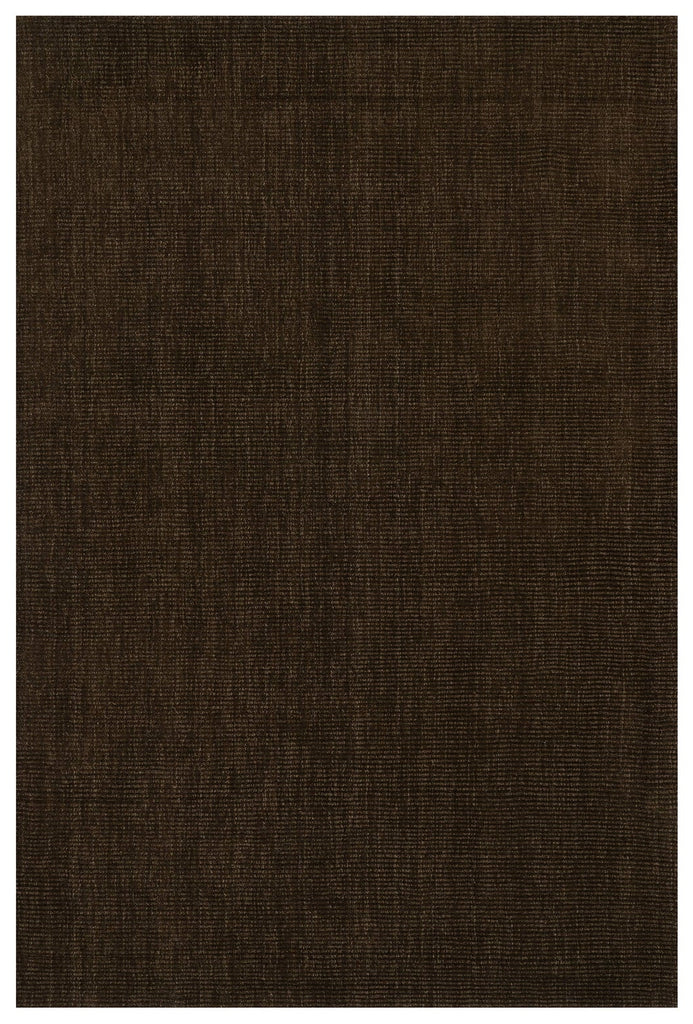 Dash & Albert - Crosby Solid Brown Wool Rug