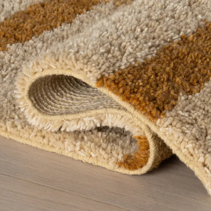 Dash & Albert - Saga Geometric Ivory Cotton Rug