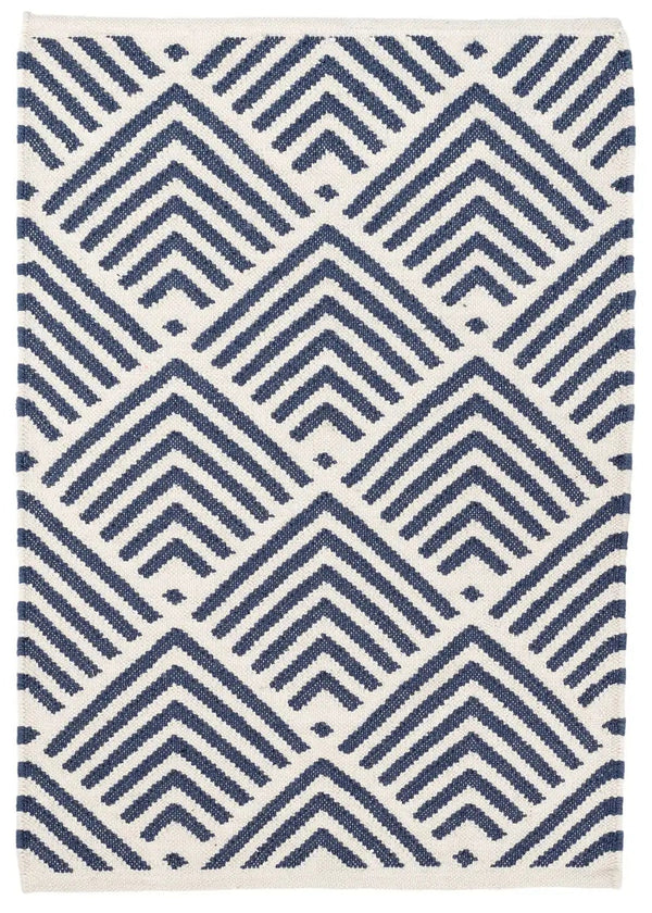 Dash & Albert - Cleo Navy Handwoven Indoor/Outdoor Rug