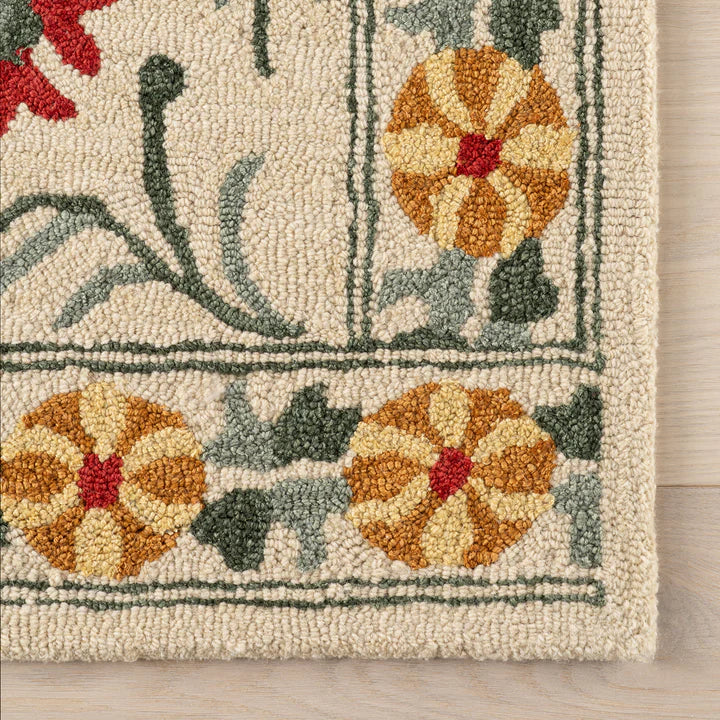 Dash & Albert - Shangrila Folk Floral Wool Rug