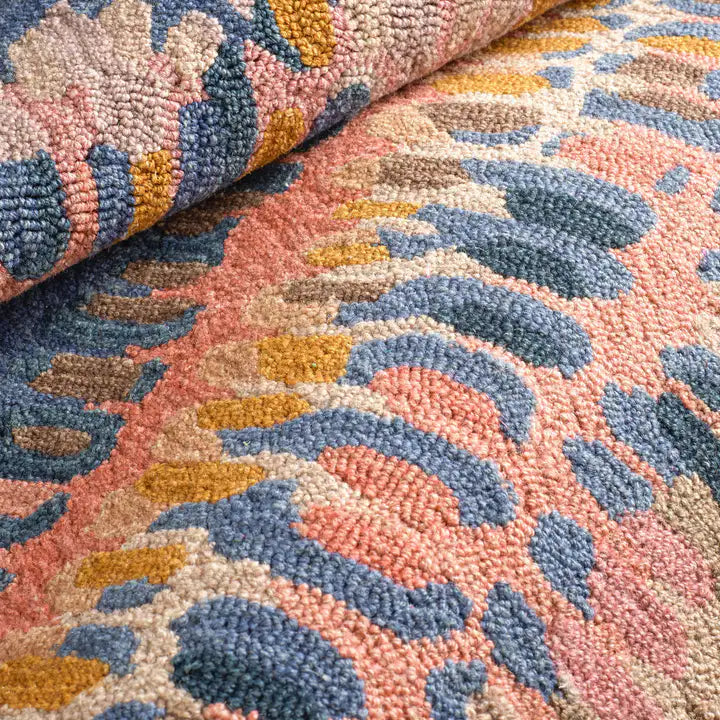 Dash & Albert - Paint Chip Coral Hand Micro Hooked Wool Rug
