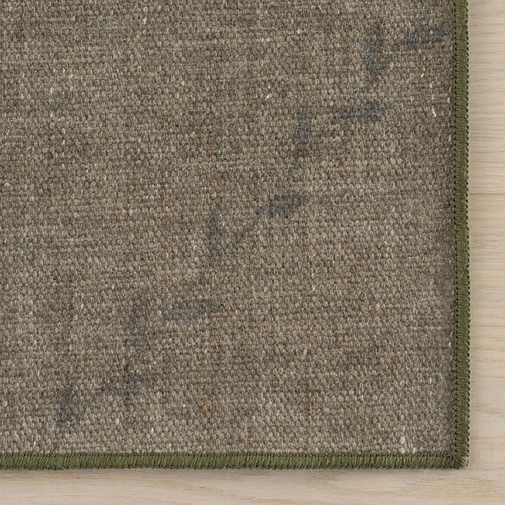 Dash & Albert - Ivy Soft Floral Brown Machine Washable Rug