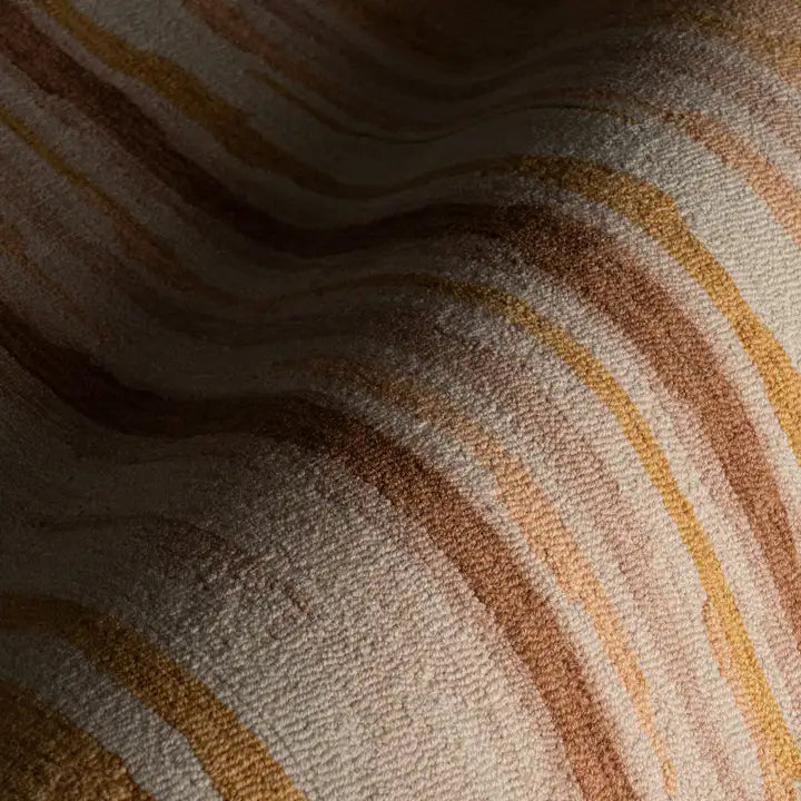 Dash & Albert - Zare Transitional Abstract Orange Indoor Rug