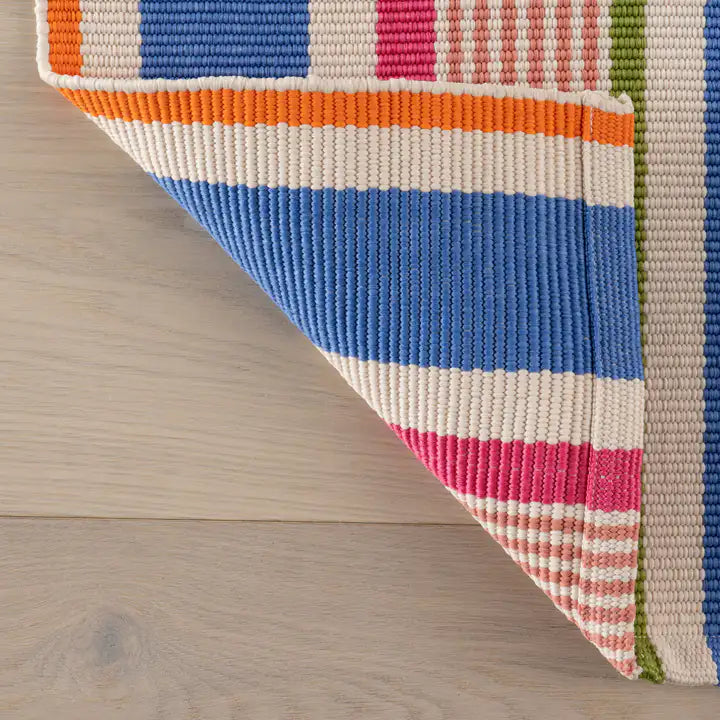 Dash & Albert - Festival Stripe Handwoven Indoor/Outdoor Rug