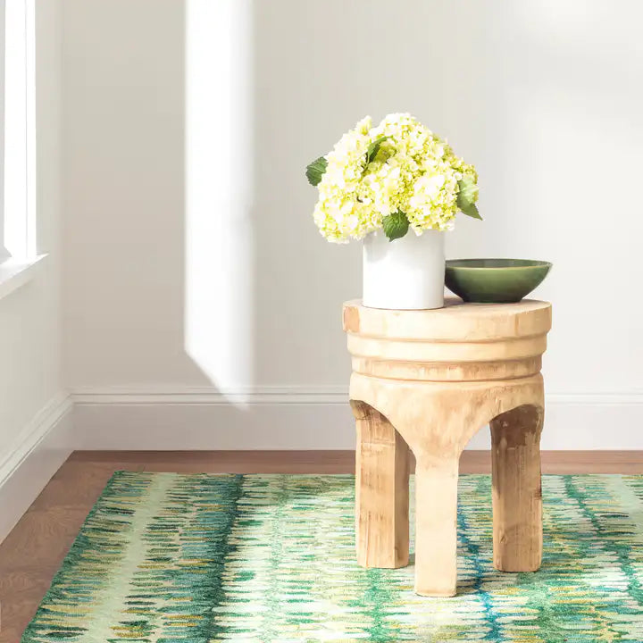 Dash & Albert - Paint Chip Moss Hand Micro Hooked Wool Rug