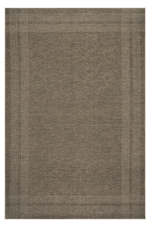 Dash & Albert - Bedford Soft Plaid Brown Machine Washable Rug