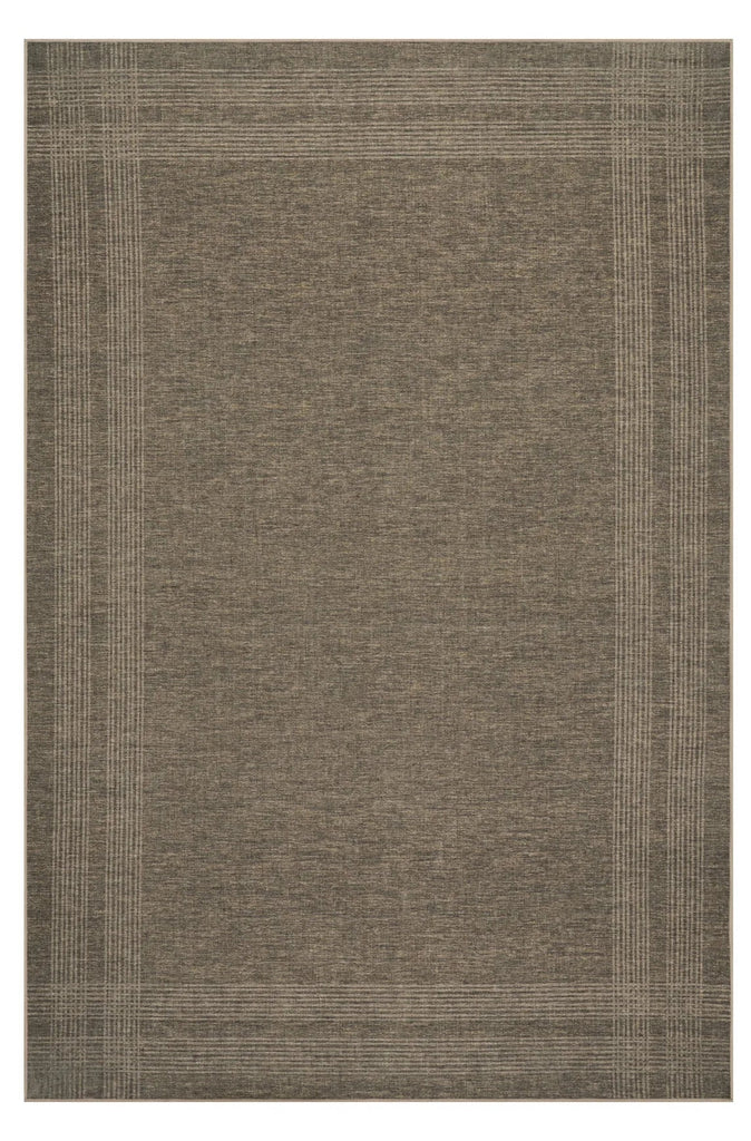 Dash & Albert - Bedford Soft Plaid Brown Machine Washable Rug