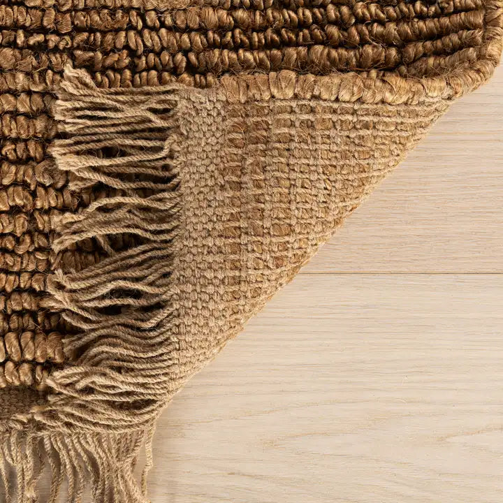 Dash & Albert - Varnu Textured Handmade Natural Jute Rug