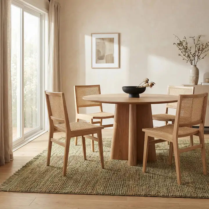 Dash & Albert - Varnu Textured Handmade Green Jute Rug