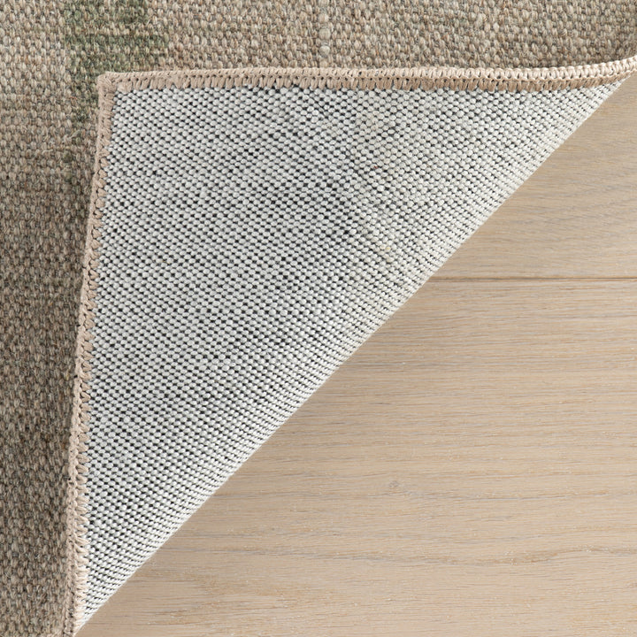 Dash & Albert - Flora Soft Floral Green Machine Washable Rug