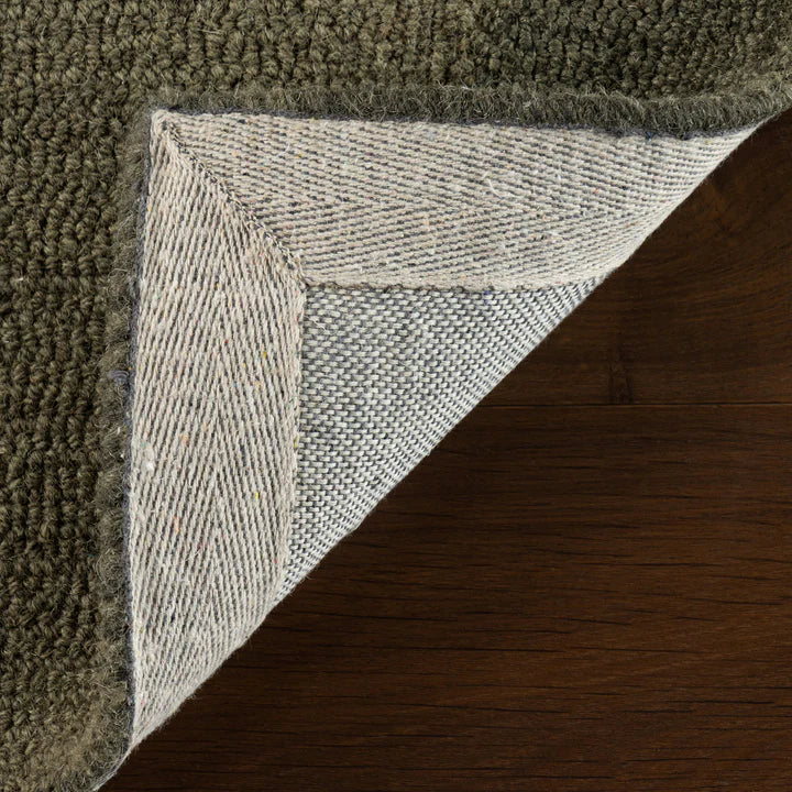 Dash & Albert - Ondine Solid Green Wool Rug