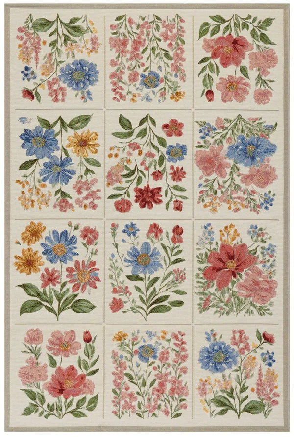 Dash & Albert - Solari Floral Indoor/Outdoor Rug