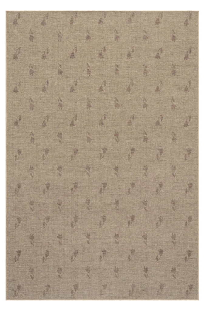 Dash & Albert - Flora Soft Floral Burgundy Machine Washable Rug