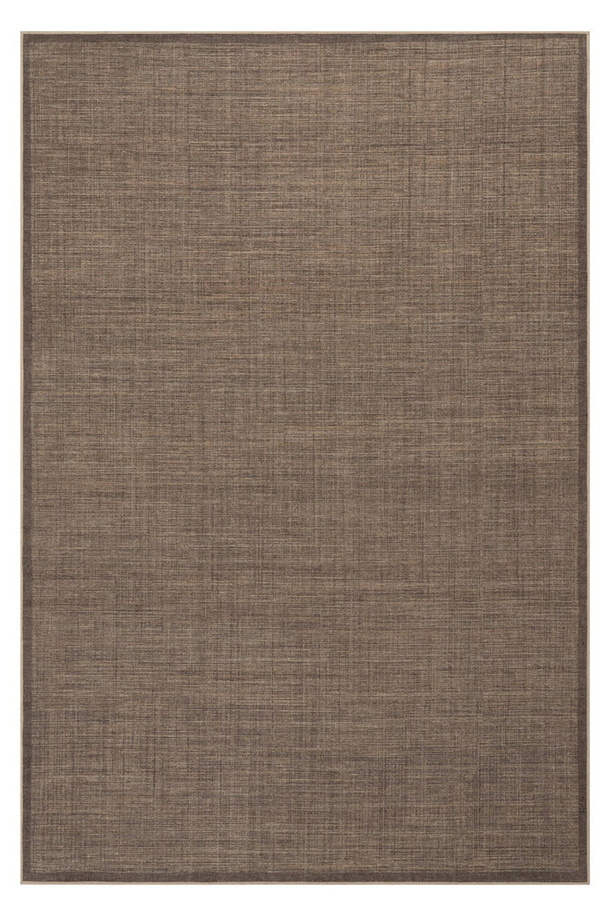Dash & Albert - Palmer Modern Solid Burgundy Machine Washable Rug