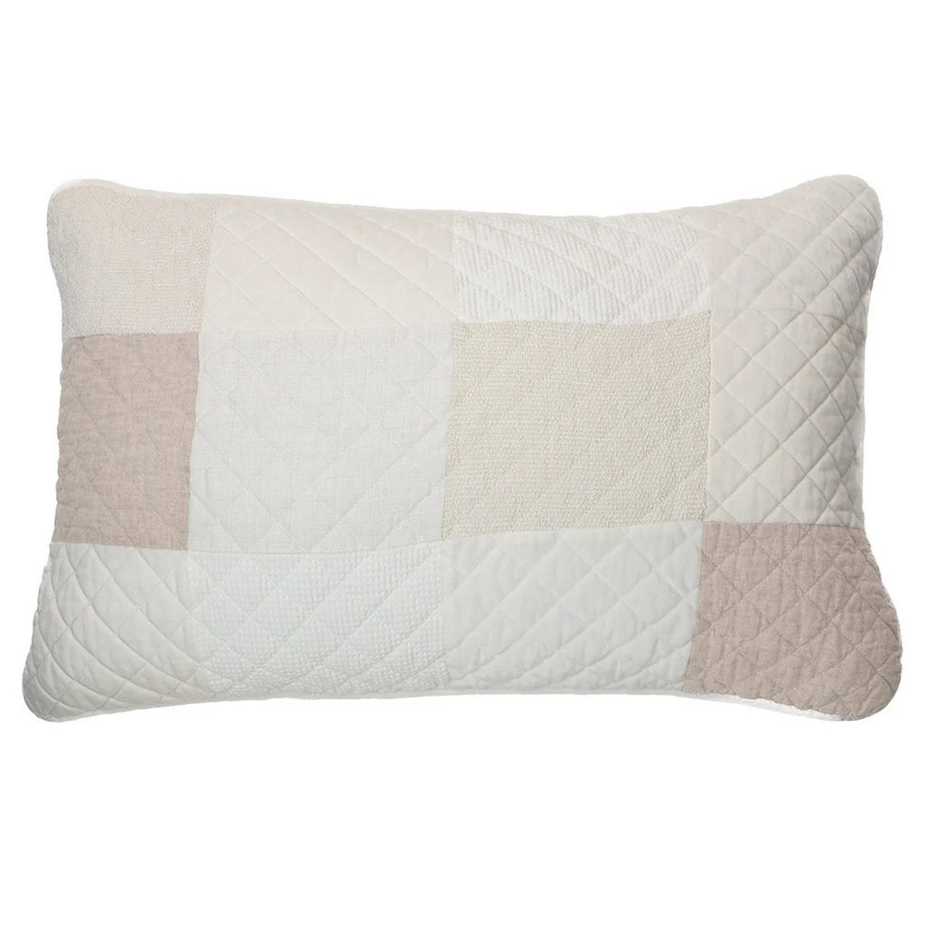 Meringue Patchwork Sham (Two Sizes Available)