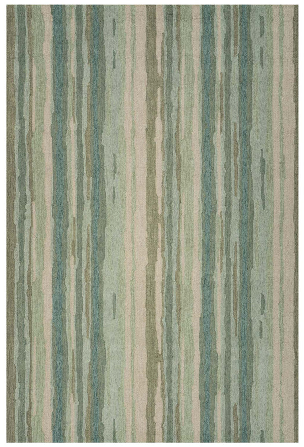 Dash & Albert - Zare Transitional Abstract Blue Indoor Rug