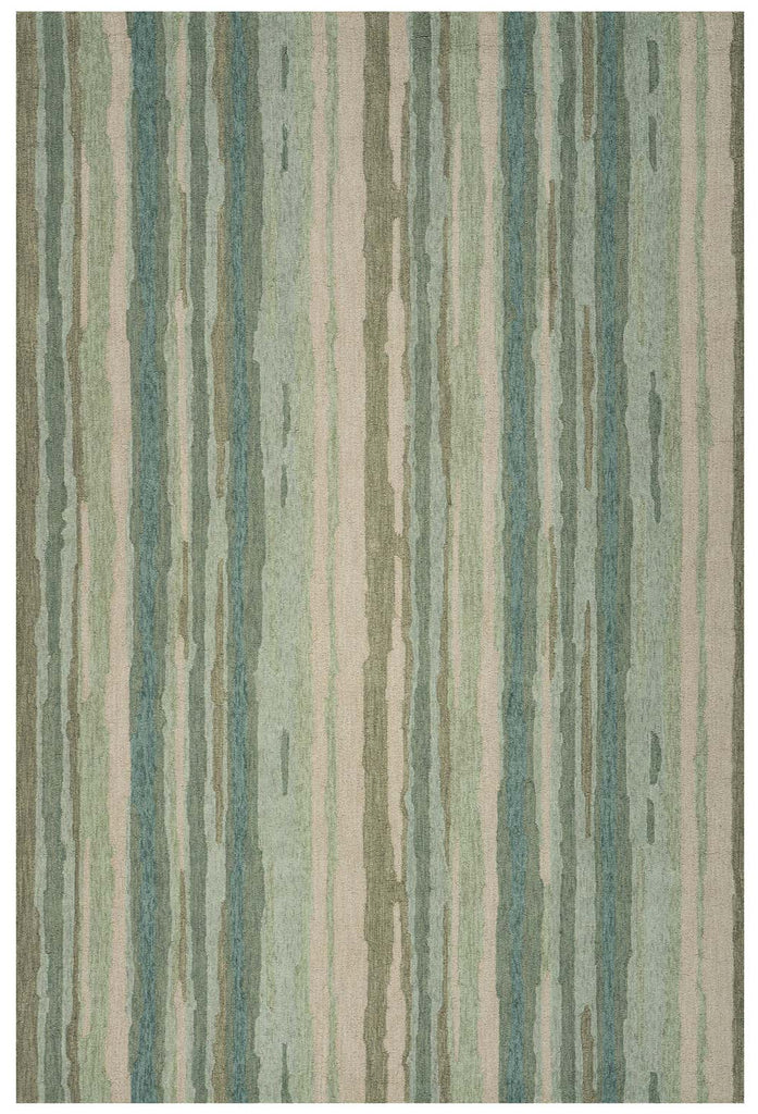 Dash & Albert - Zare Transitional Abstract Blue Indoor Rug