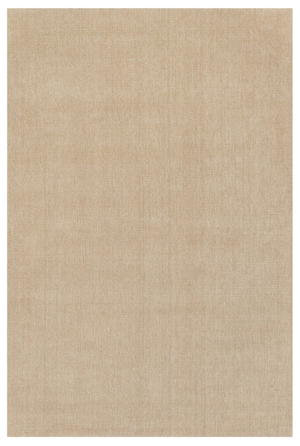 Dash & Albert - Crosby Solid Beige Wool Rug
