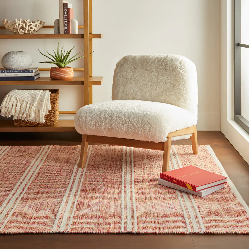 Dash & Albert - Malta Pink Woven Wool Rug