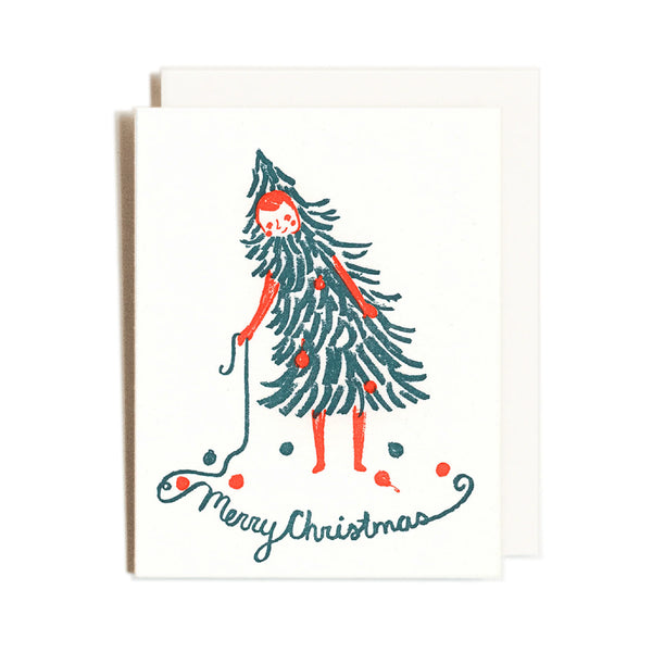 Christmas Girl Card