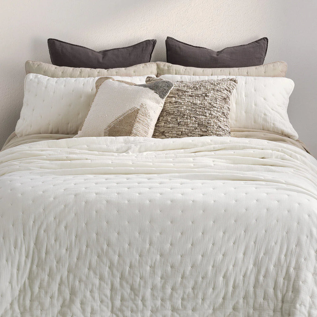 Mousseline Cotton Muslin Quilt - Cream (Queen and King Size Available)
