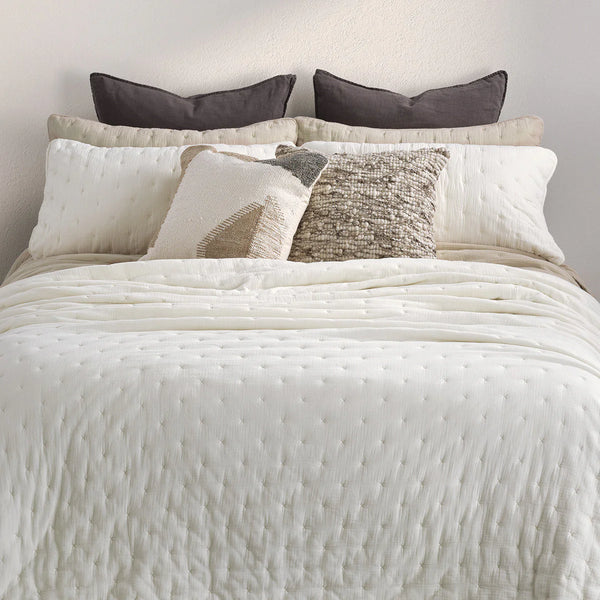 Mousseline Cotton Muslin Quilt - Cream (Queen and King Size Available)