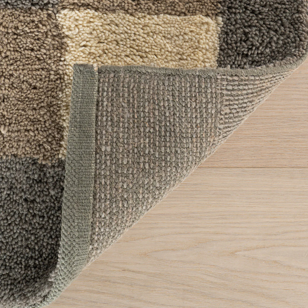 Dash & Albert - Silja Bordered Blue Cotton Rug