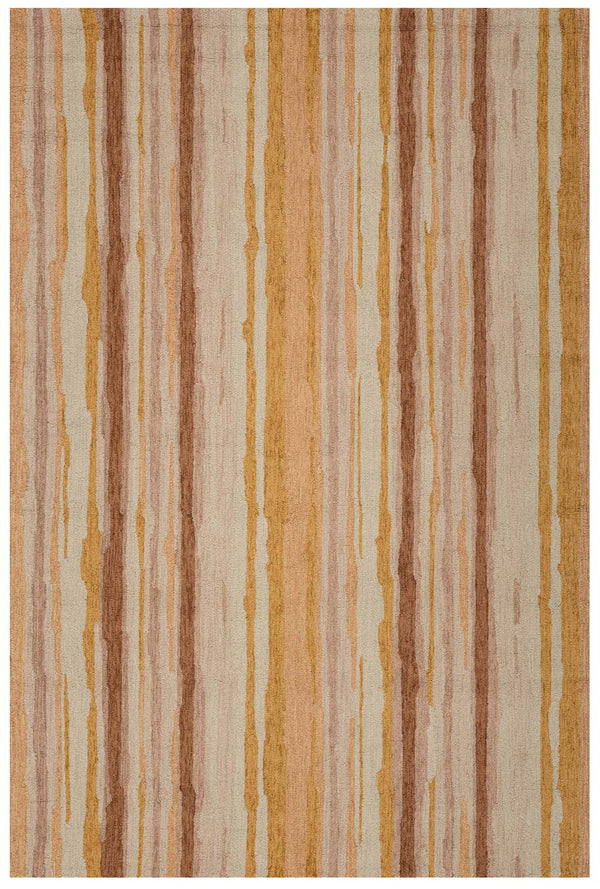 Dash & Albert - Zare Transitional Abstract Orange Indoor Rug