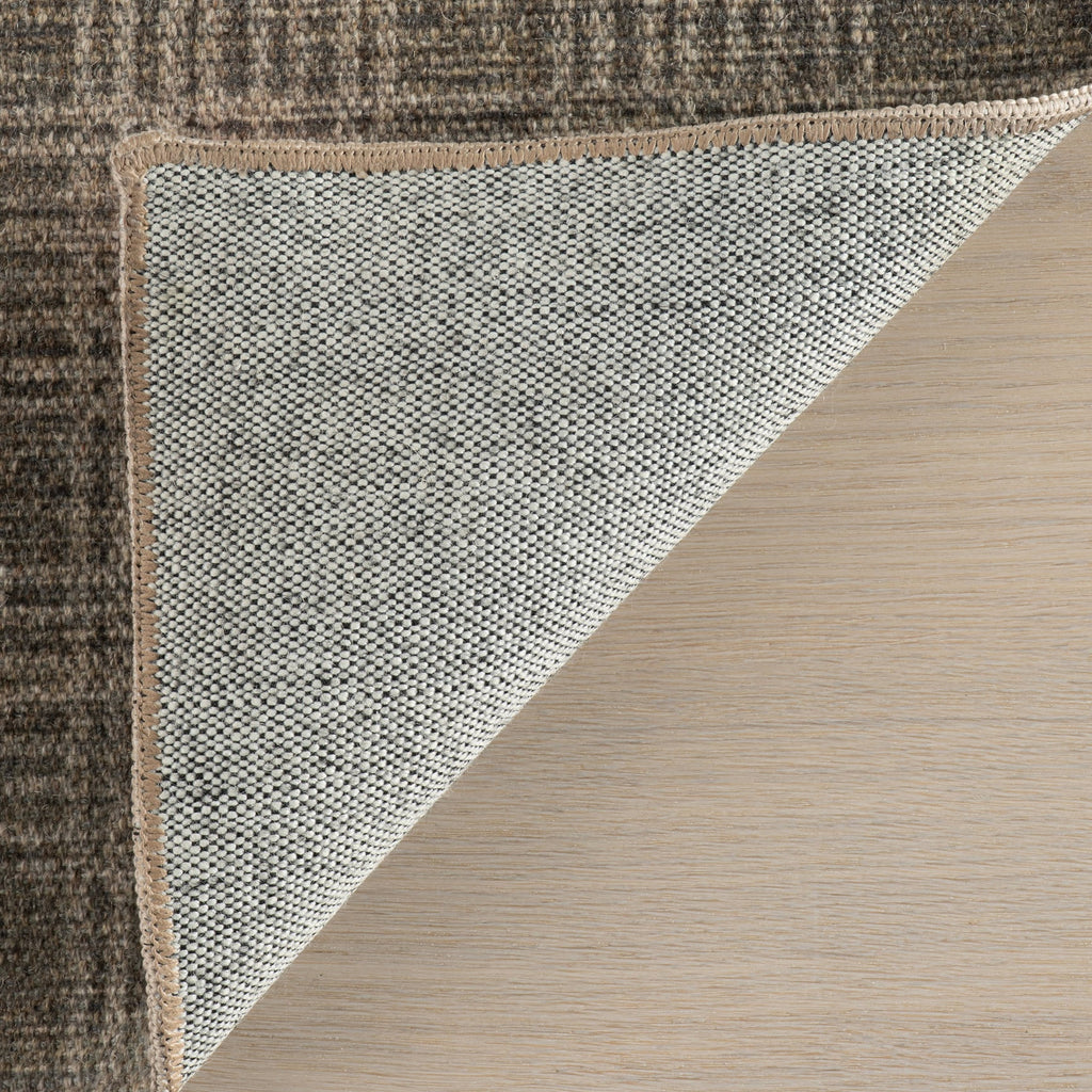 Dash & Albert - Bedford Soft Plaid Brown Machine Washable Rug