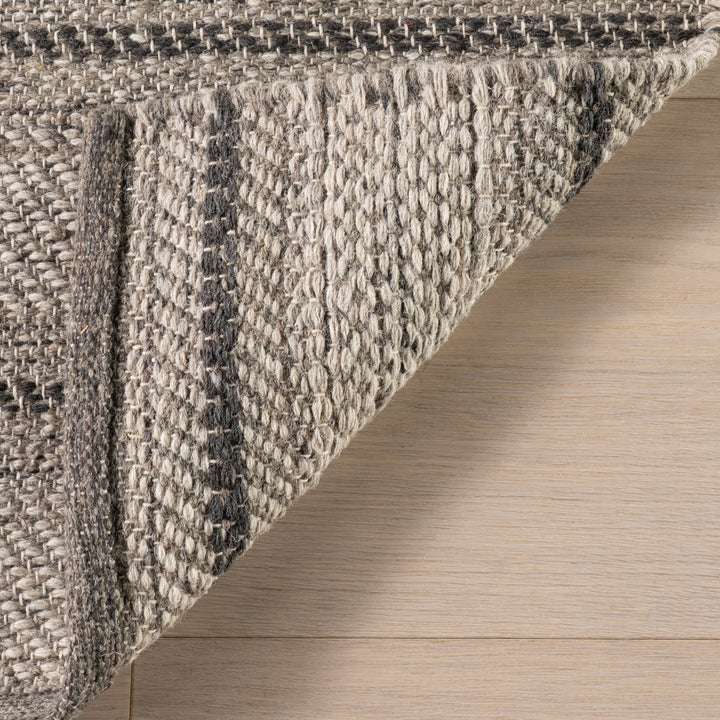 Dash & Albert - Mateo Striped Brown Wool Rug