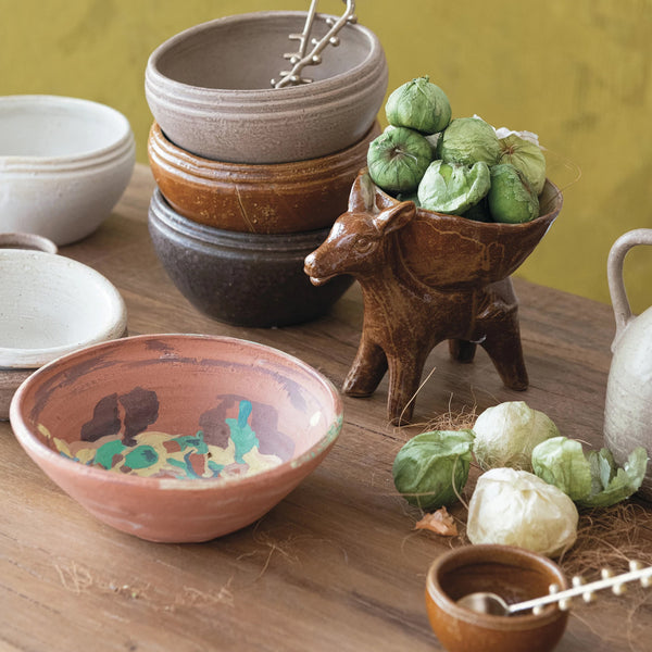 Stoneware Bowls - 6" (Four Colours Available)