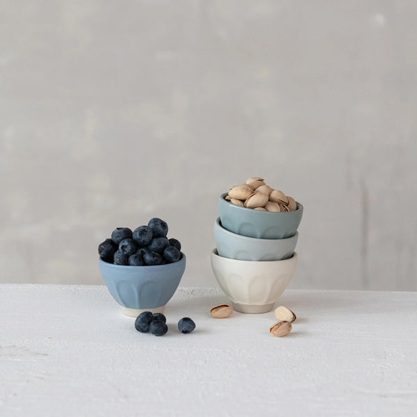 Stoneware Pinch Pot (Four Colours Available)