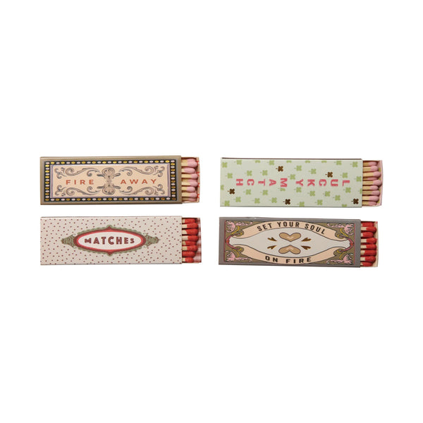 Safety Matches - 12 Sticks (Four Styles Available)
