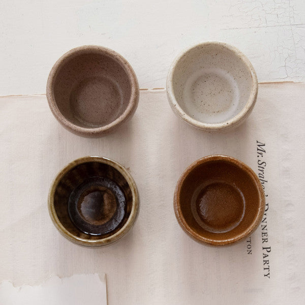 Stoneware Pinch Pot (Four Colours Available)