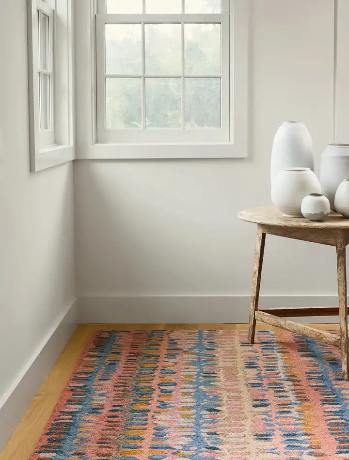 Dash & Albert - Paint Chip Coral Hand Micro Hooked Wool Rug