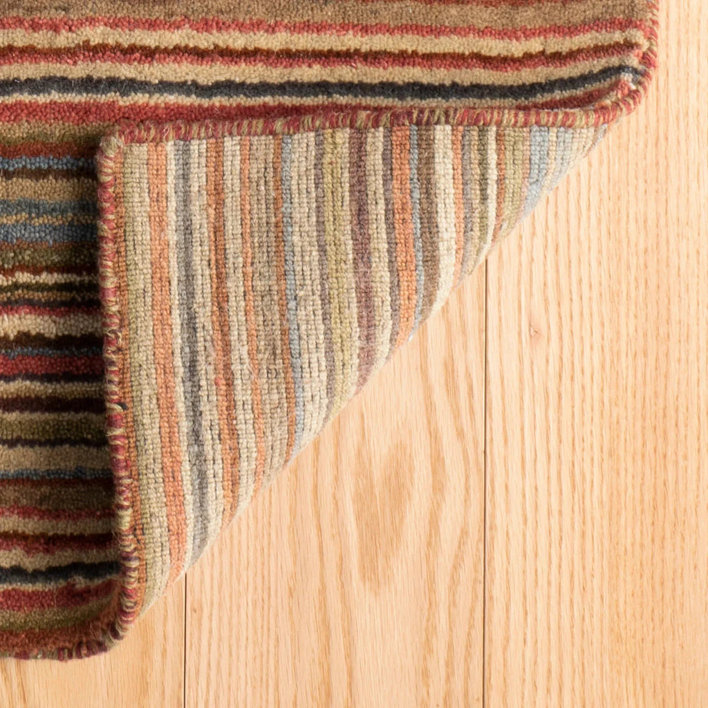 Dash & Albert - Brindle Stripe Hand Loom Knotted Wool Rug