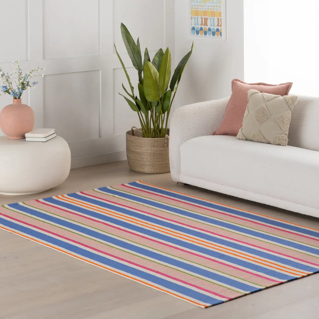 Dash & Albert - Festival Stripe Handwoven Indoor/Outdoor Rug