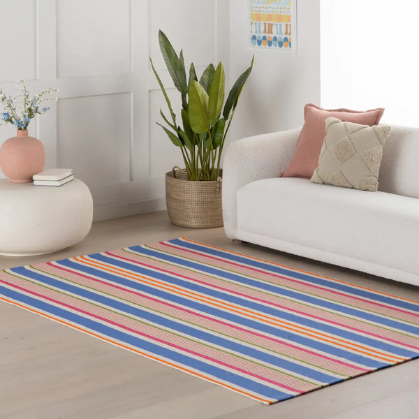 Dash & Albert - Festival Stripe Handwoven Indoor/Outdoor Rug
