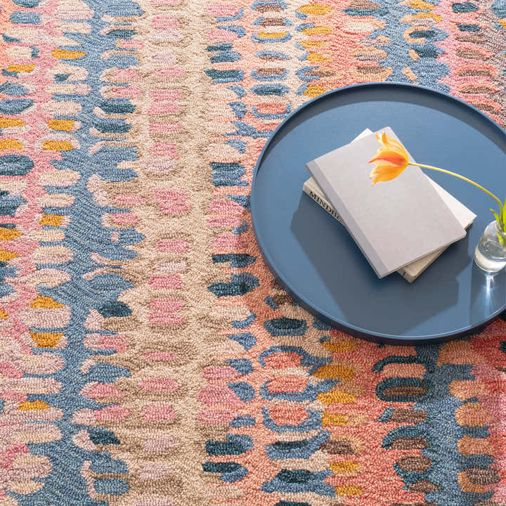 Dash & Albert - Paint Chip Coral Hand Micro Hooked Wool Rug