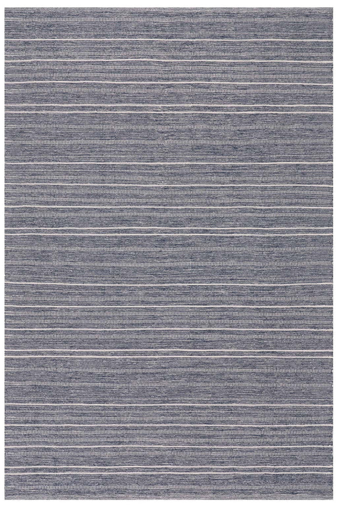 Dash & Albert - Skipper Stripe Navy Handwoven Indoor/Outdoor Rug