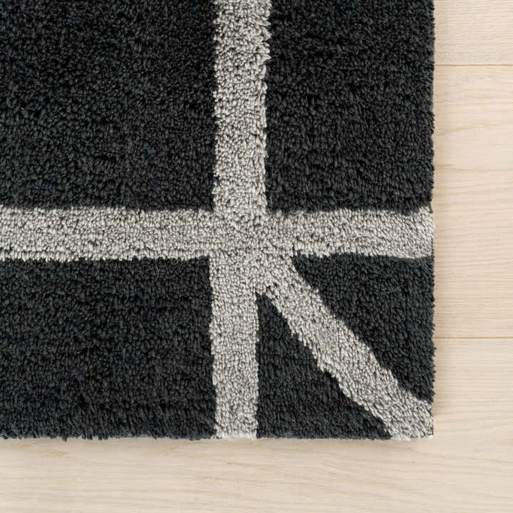 Dash & Albert - Sivra Bordered Blue Cotton Rug