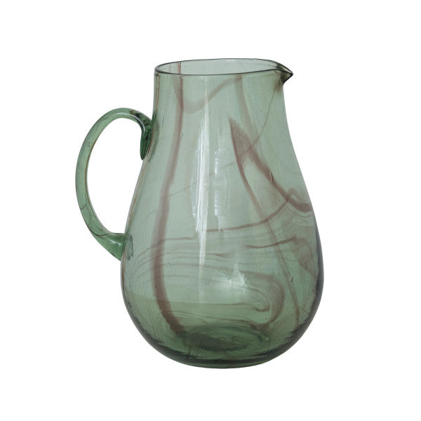 Art Glass Water Pitcher