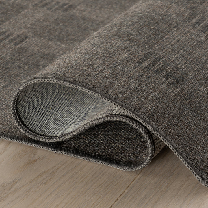Dash & Albert - Walker Modern Checkered Charcoal Machine Washable Rug