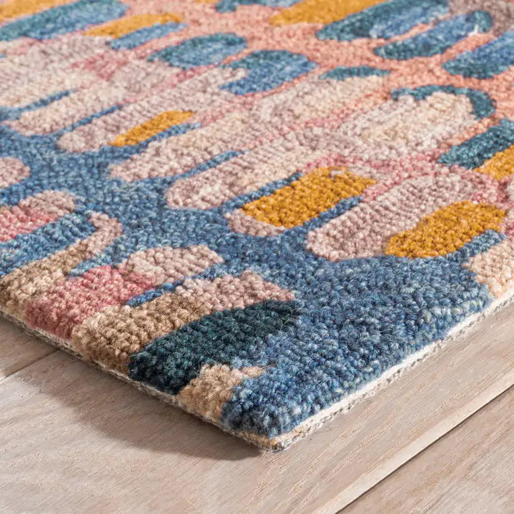 Dash & Albert - Paint Chip Coral Hand Micro Hooked Wool Rug
