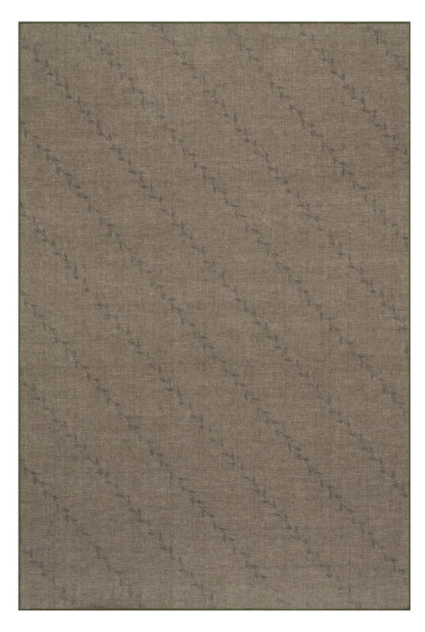 Dash & Albert - Ivy Soft Floral Brown Machine Washable Rug