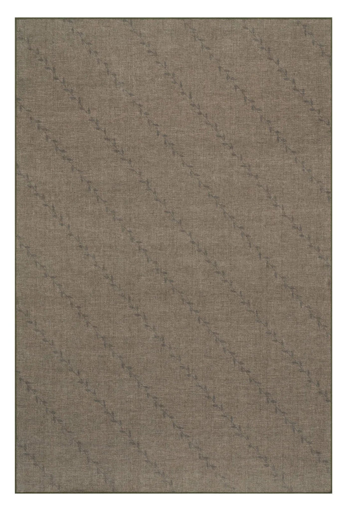 Dash & Albert - Ivy Soft Floral Brown Machine Washable Rug