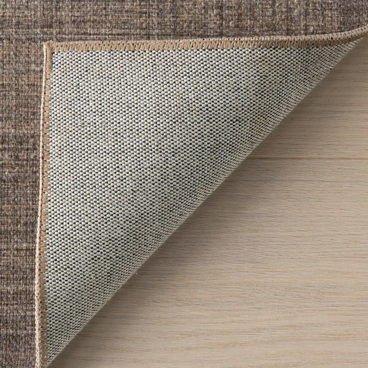 Dash & Albert - Palmer Modern Solid Burgundy Machine Washable Rug