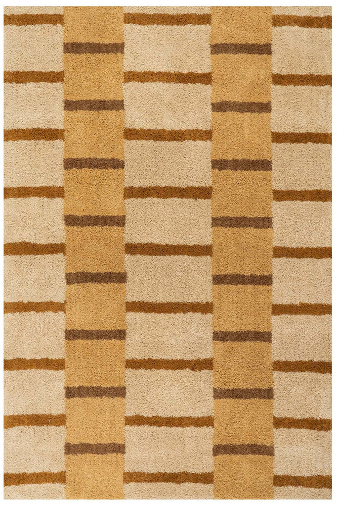 Dash & Albert - Saga Geometric Ivory Cotton Rug