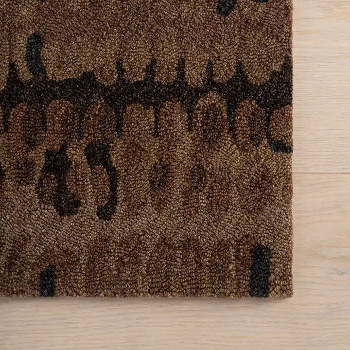 Dash & Albert - Paint Chip Bark Hand Micro Hooked Wool Rug