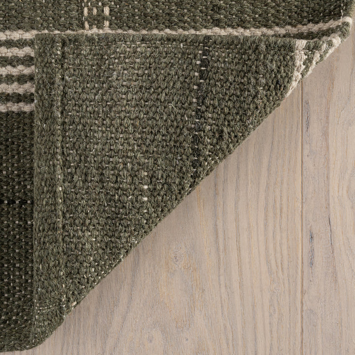 Dash & Albert - Downing Plaid Green Wool Rug